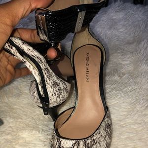 Antonio Melani ankle strap heels